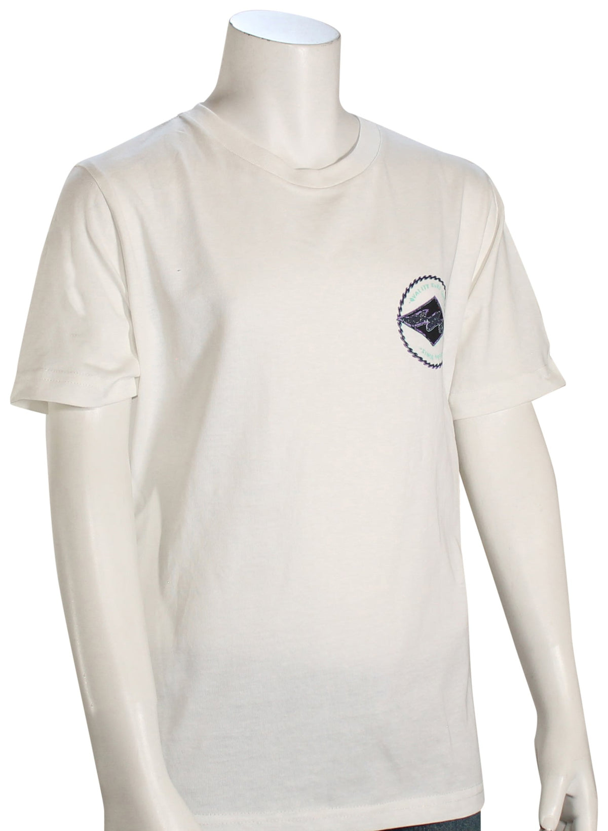 Billabong Boy's Crayon Wave Diamond SS T-Shirt - Off White