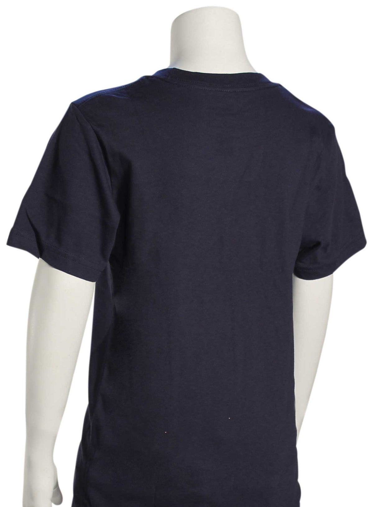 Quiksilver Boy's Mountain Wave Logo T-Shirt - Navy Blazer, back view