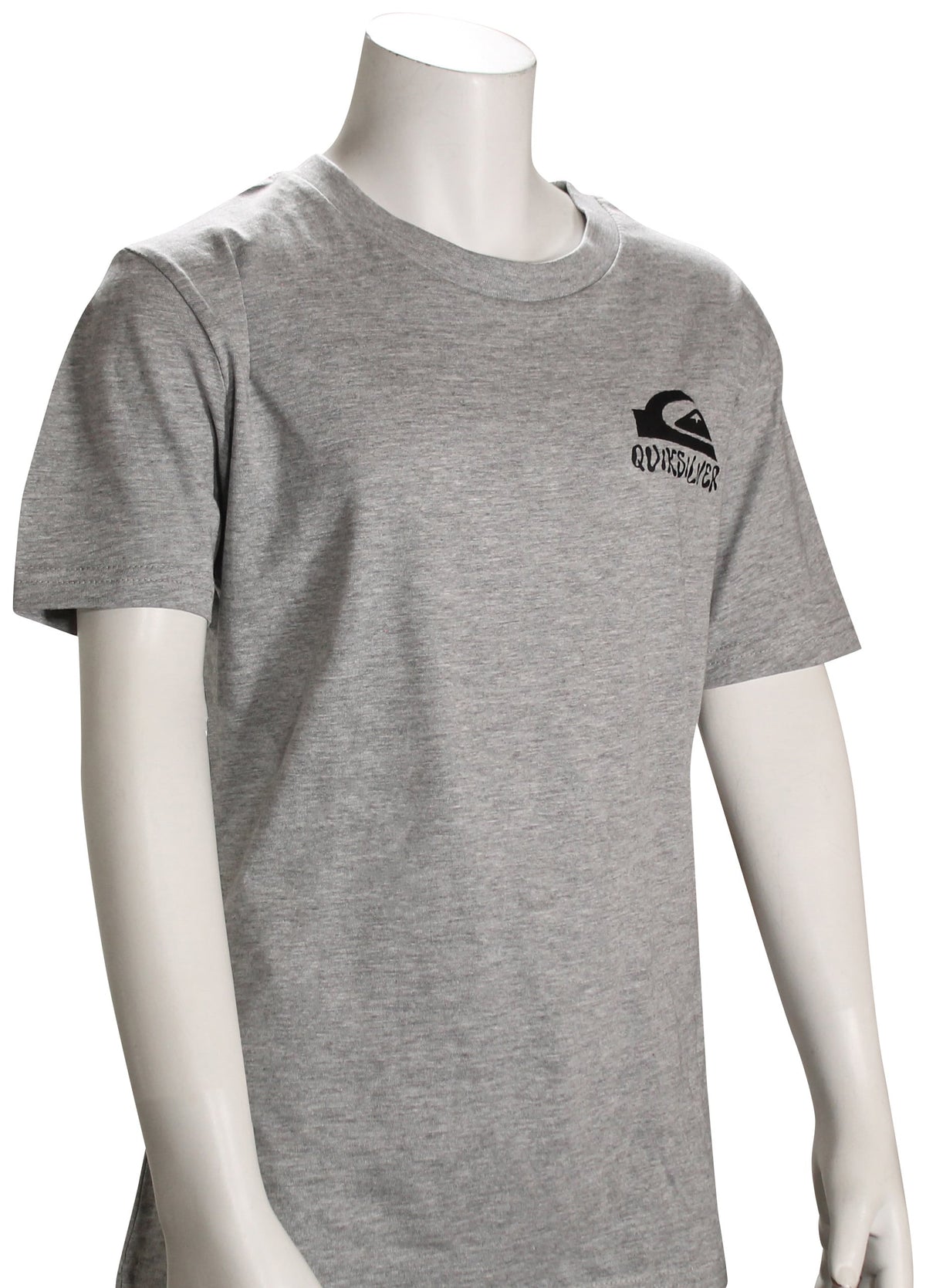 Quiksilver Boy's Shark Mouth T-Shirt - Grey Heather