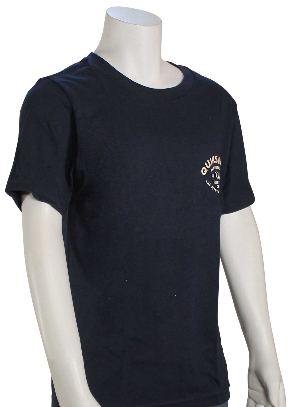 Quiksilver Boy's Script Talk T-Shirt - Navy Blazer