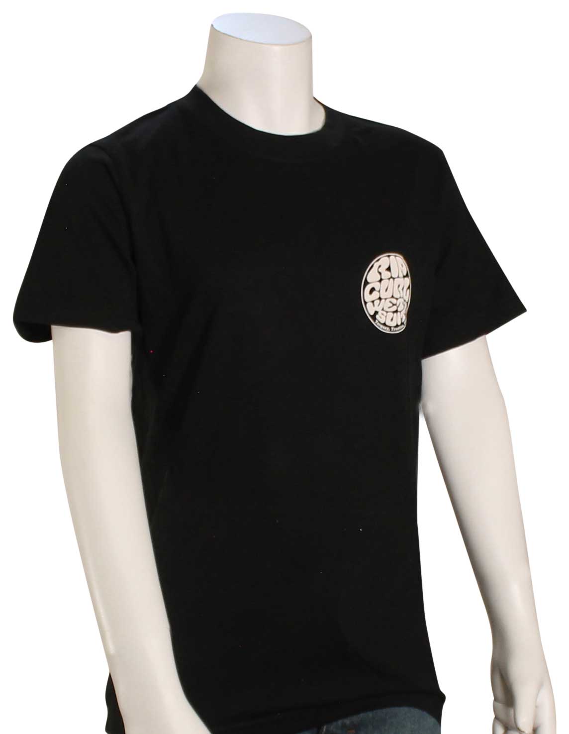 Rip Curl Boy's Wetty Essential T-Shirt - Black