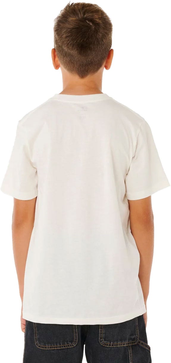 Rip Curl Boy's Wettie Passage Icon T-Shirt - Bone – back view