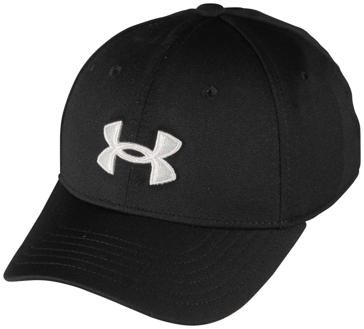 Under Armour Boy's Blitzing Hat - Black / White