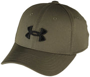Under Armour Boy's Blitzing Hat - Marine OD Green / Black