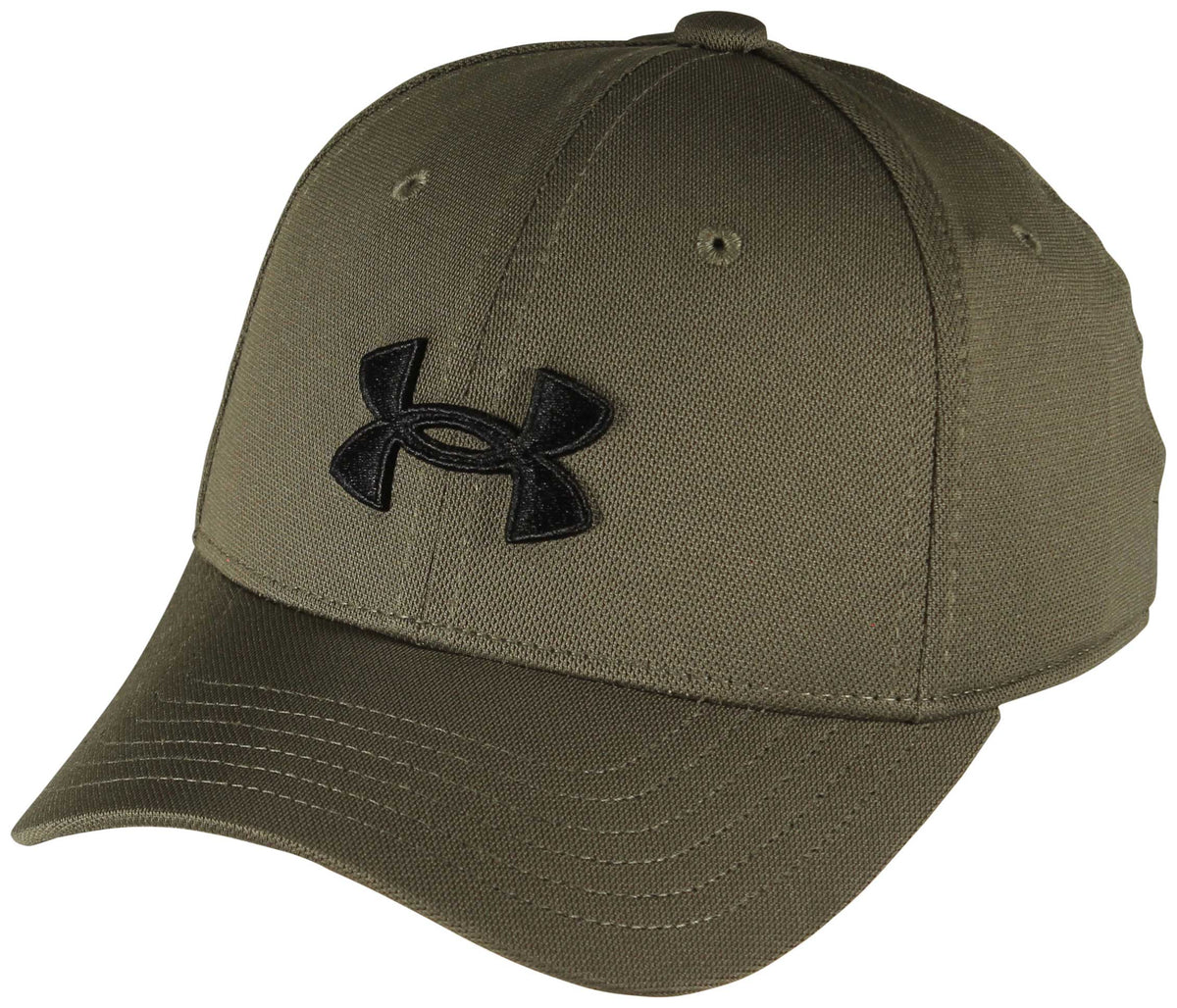 Under Armour Boy's Blitzing Hat - Marine OD Green / Black