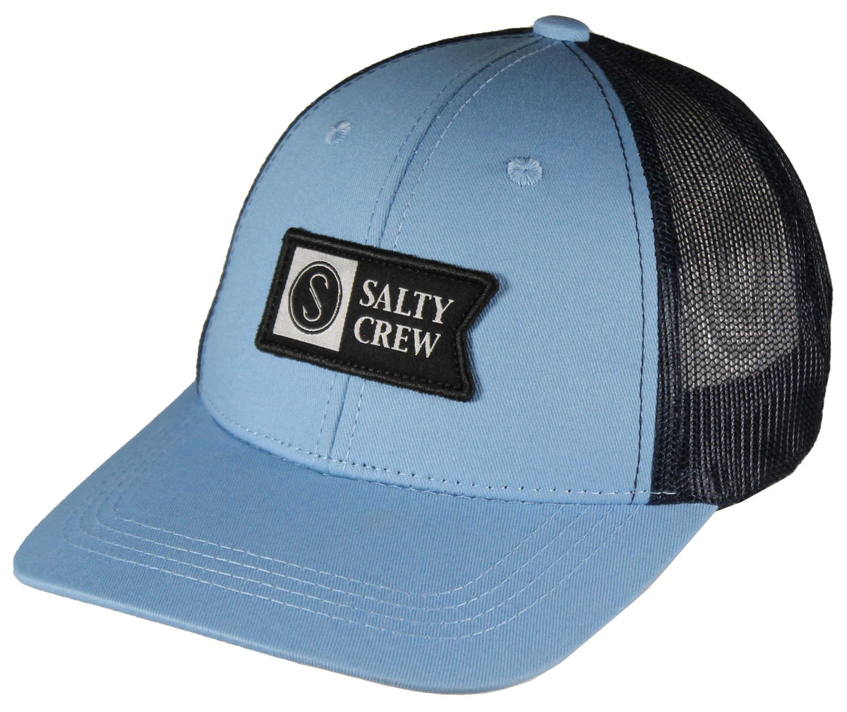 Salty Crew Boy's Pinnacle Retro Trucker Hat - Marine Blue
