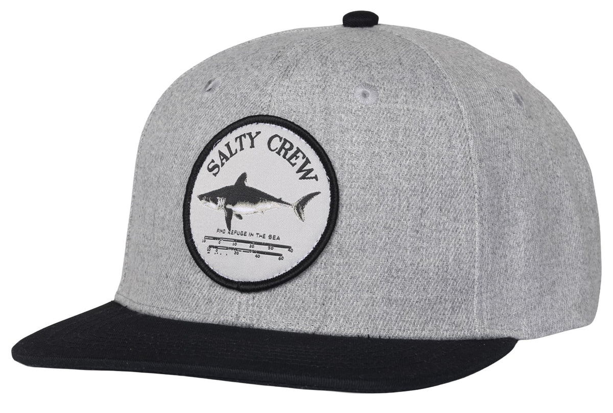 Salty Crew Boy's Bruce 6 Panel Hat - Grey Heather