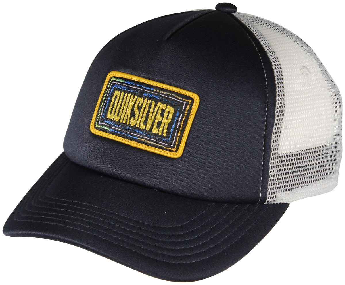 Quiksilver Boy's Sneaky Peak Trucker Hat - Navy Blazer