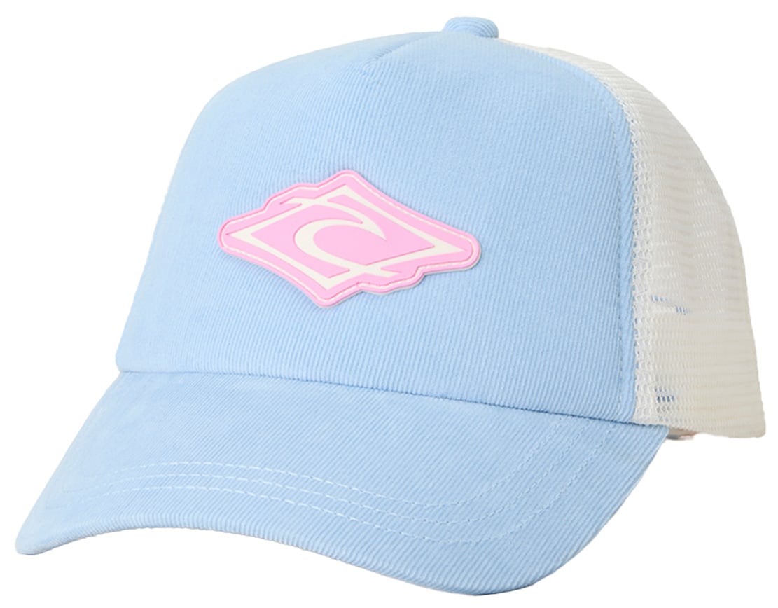 Rip Curl Girl's Icon Cord Trucker Hat - Blue