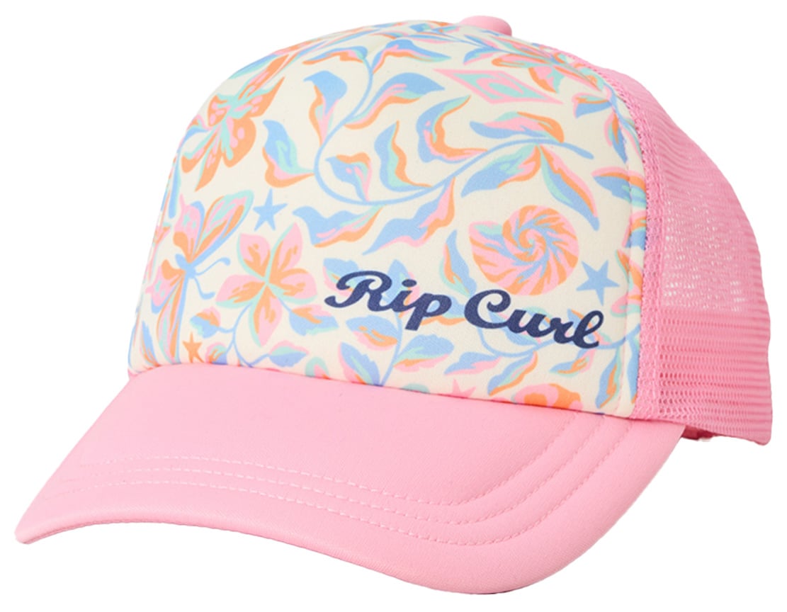 Rip Curl Girl's Mixed Revival Trucker Hat - Powder Pink