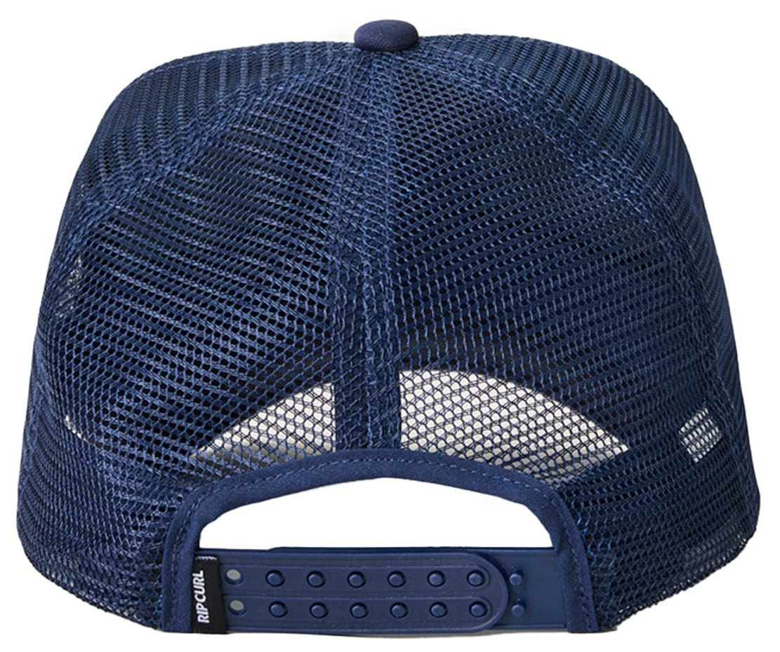 Rip Curl Girl's Mixed Revival Trucker Hat - White / Navy – back view