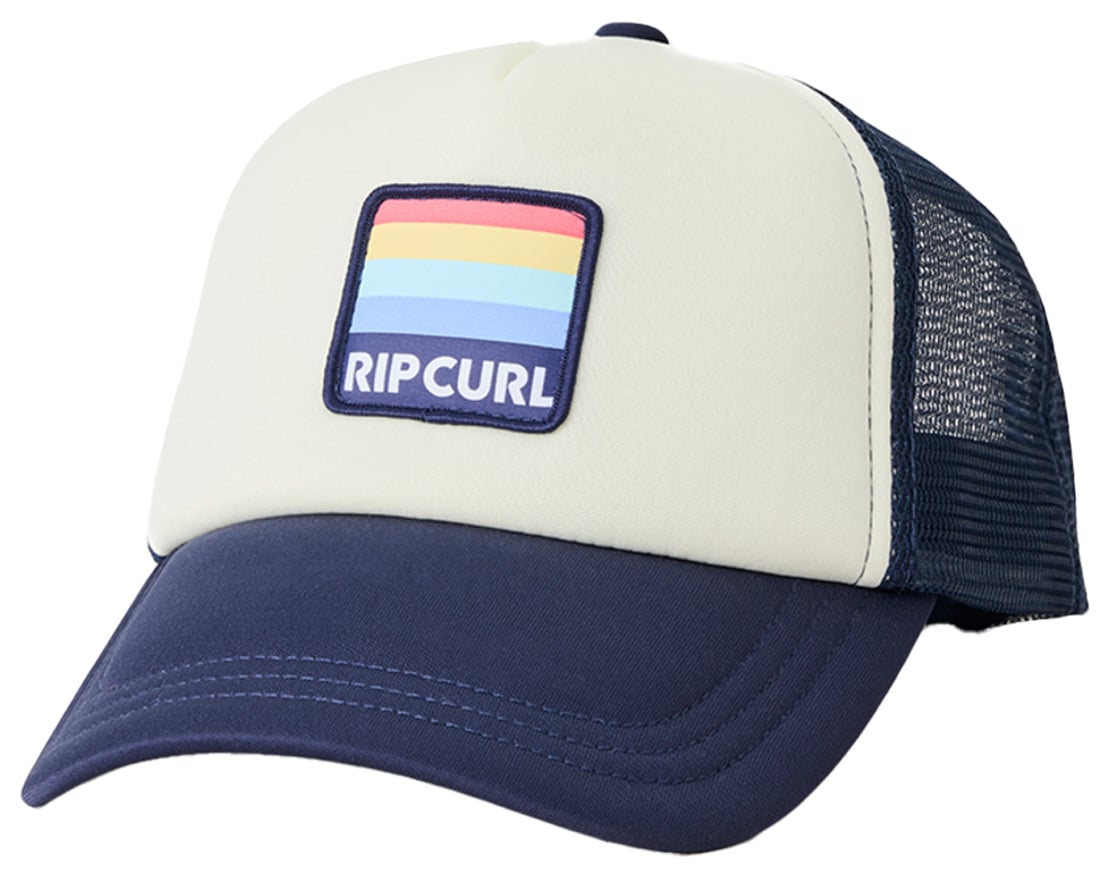 Rip Curl Girl's Mixed Revival Trucker Hat - White / Navy