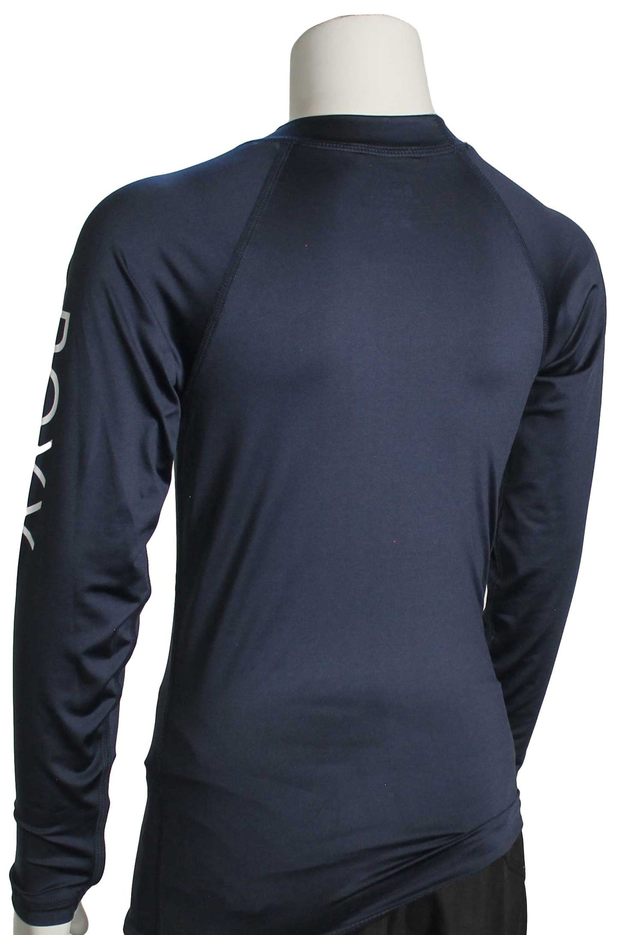 Roxy Girl's Whole Hearted LS Rash Guard - Mood Indigo – back view