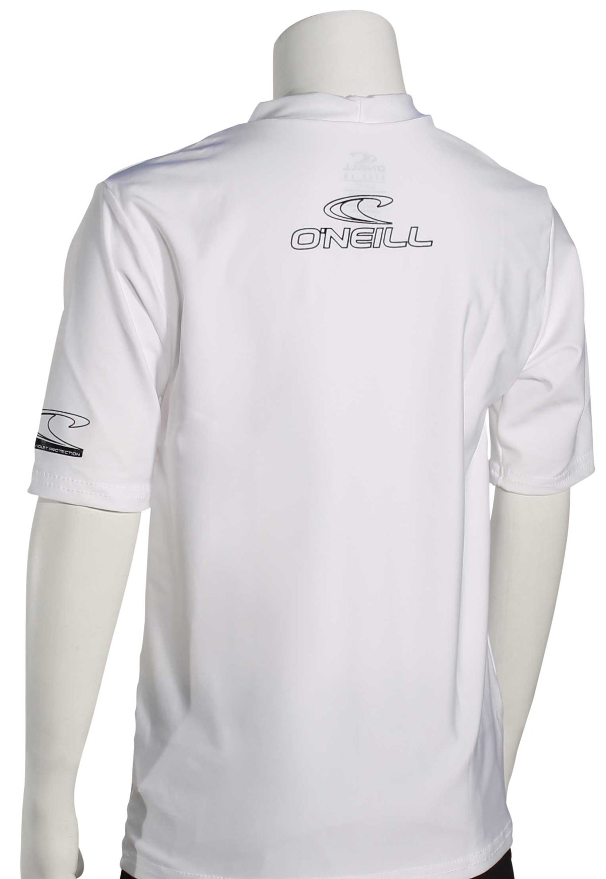 O'Neill Kid's Basic Skins SS Surf Shirt - White - 8