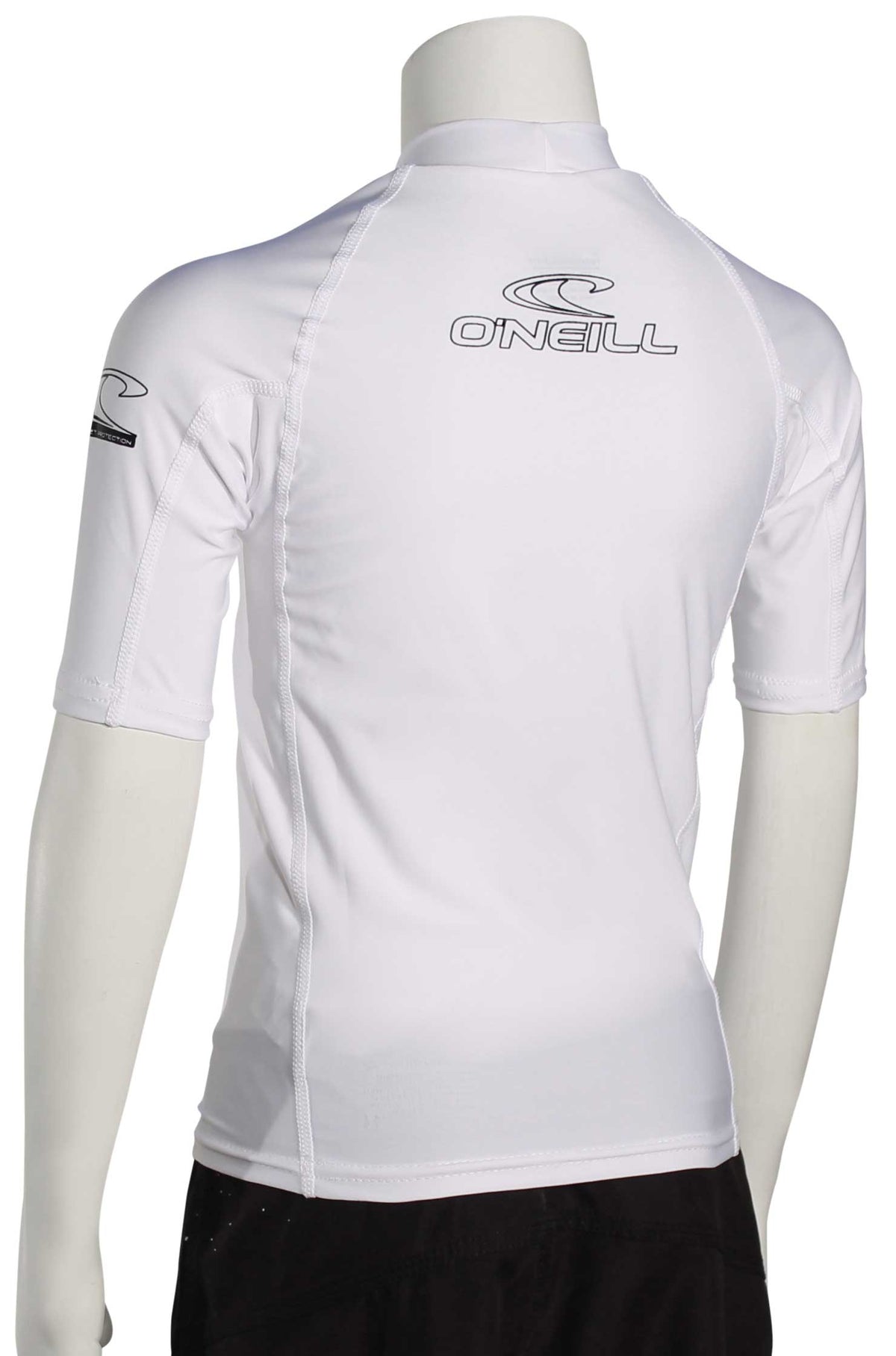 O'Neill Kid's Basic Skins SS Rash Guard - White