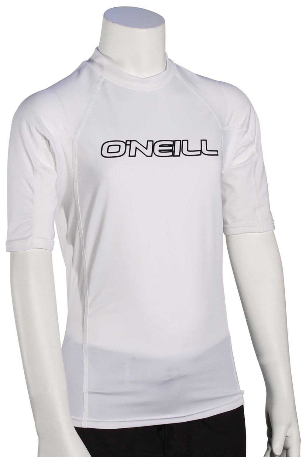 O'Neill Kid's Basic Skins SS Rash Guard - White