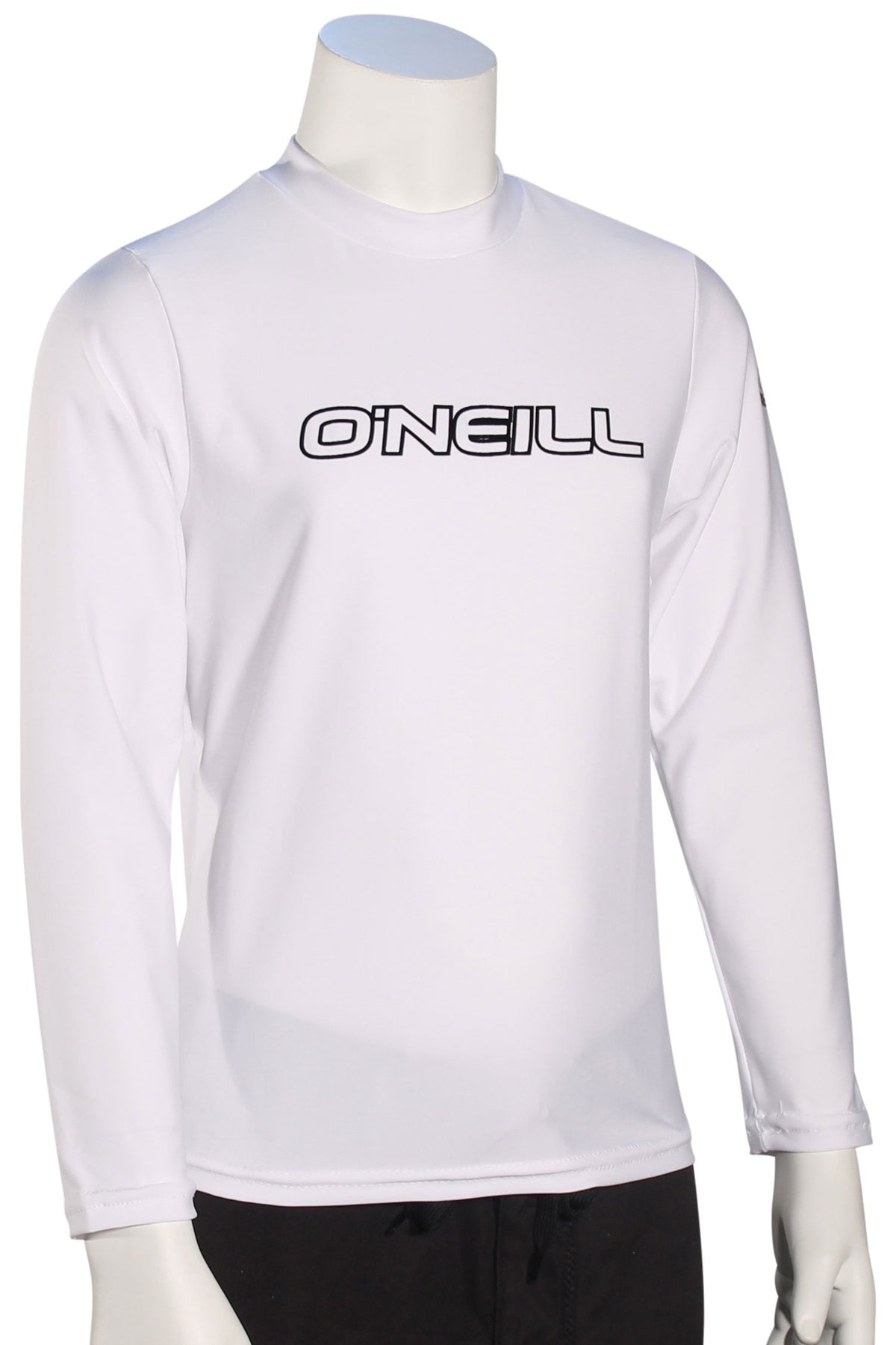O'Neill Kid's Basic Skins LS Surf Shirt - White