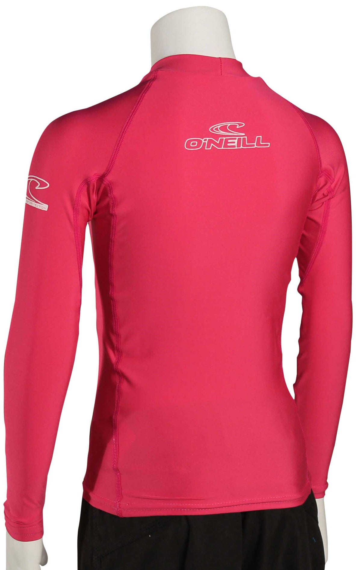 O'Neill Kid's Basic Skins LS Rash Guard - Watermelon - 16