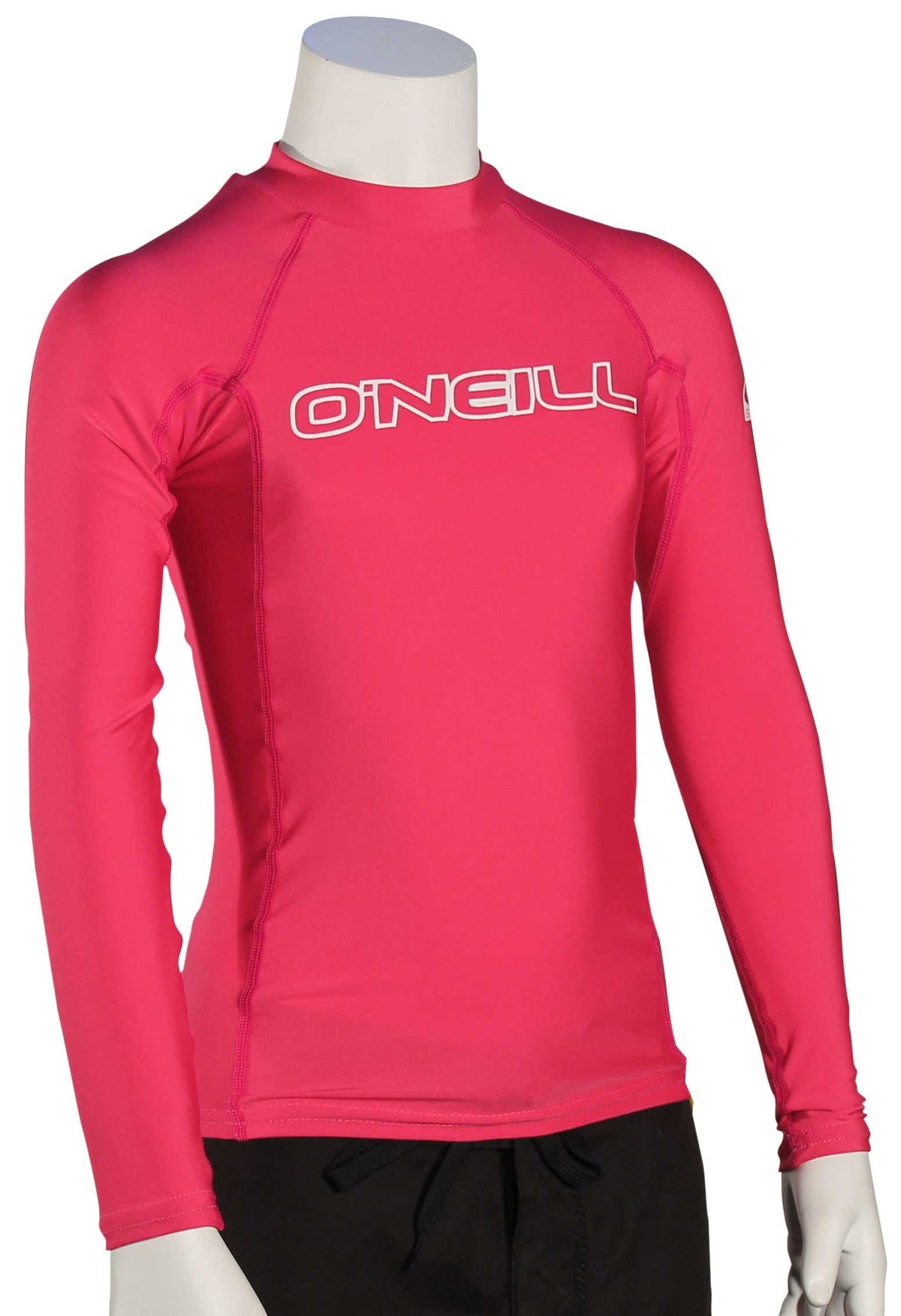 O'Neill Kid's Basic Skins LS Rash Guard - Watermelon - 16