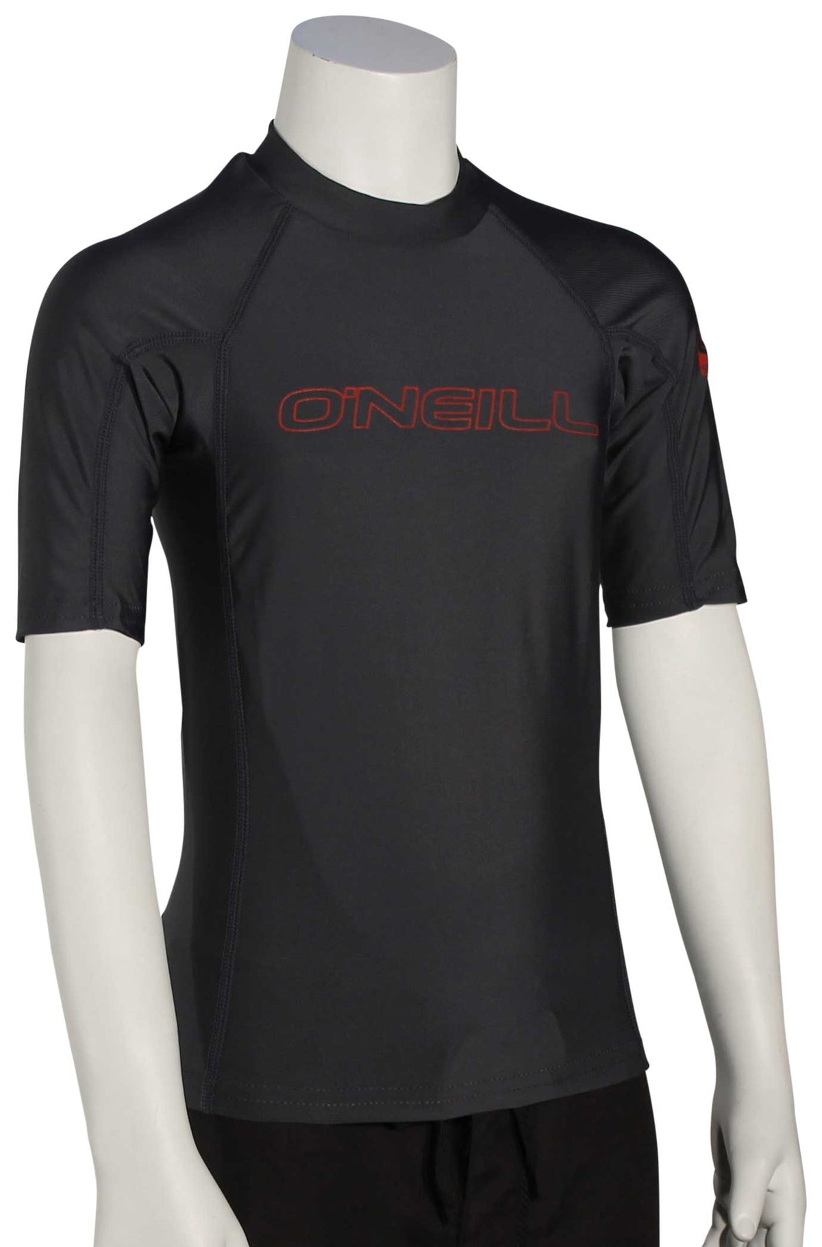 O'Neill Kid's Basic Skins SS Rash Guard - Graphite