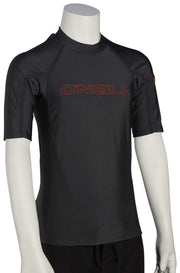 O'Neill Kid's Basic Skins SS Rash Guard - Graphite