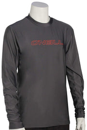 O'Neill Kid's Basic Skins LS Surf Shirt - Graphite - 16