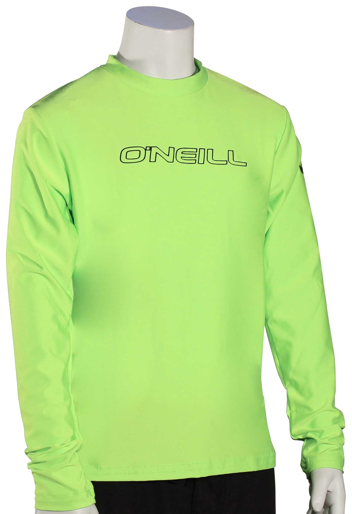 O'Neill Kid's Basic Skins LS Surf Shirt - Lime