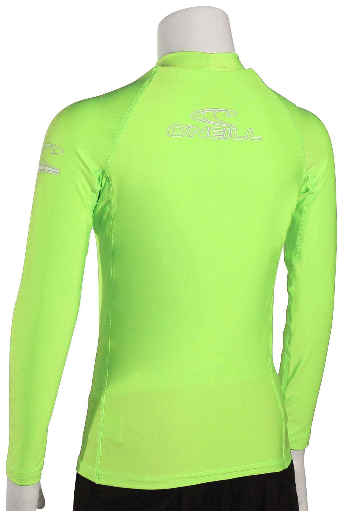 O'Neill Kid's Basic Skins LS Rash Guard - Lime - 14