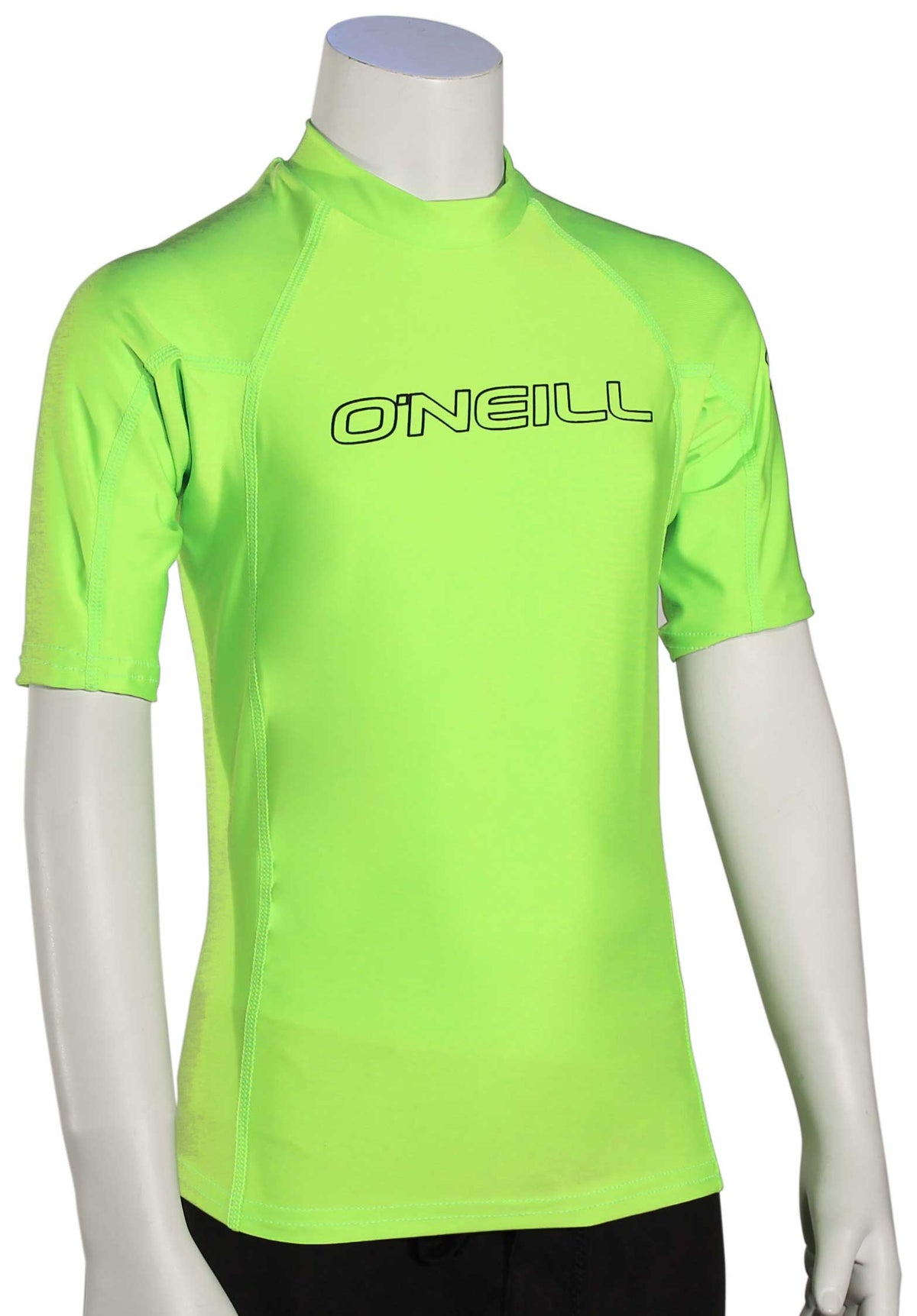 O'Neill Kid's Basic Skins SS Rash Guard - Lime - 16