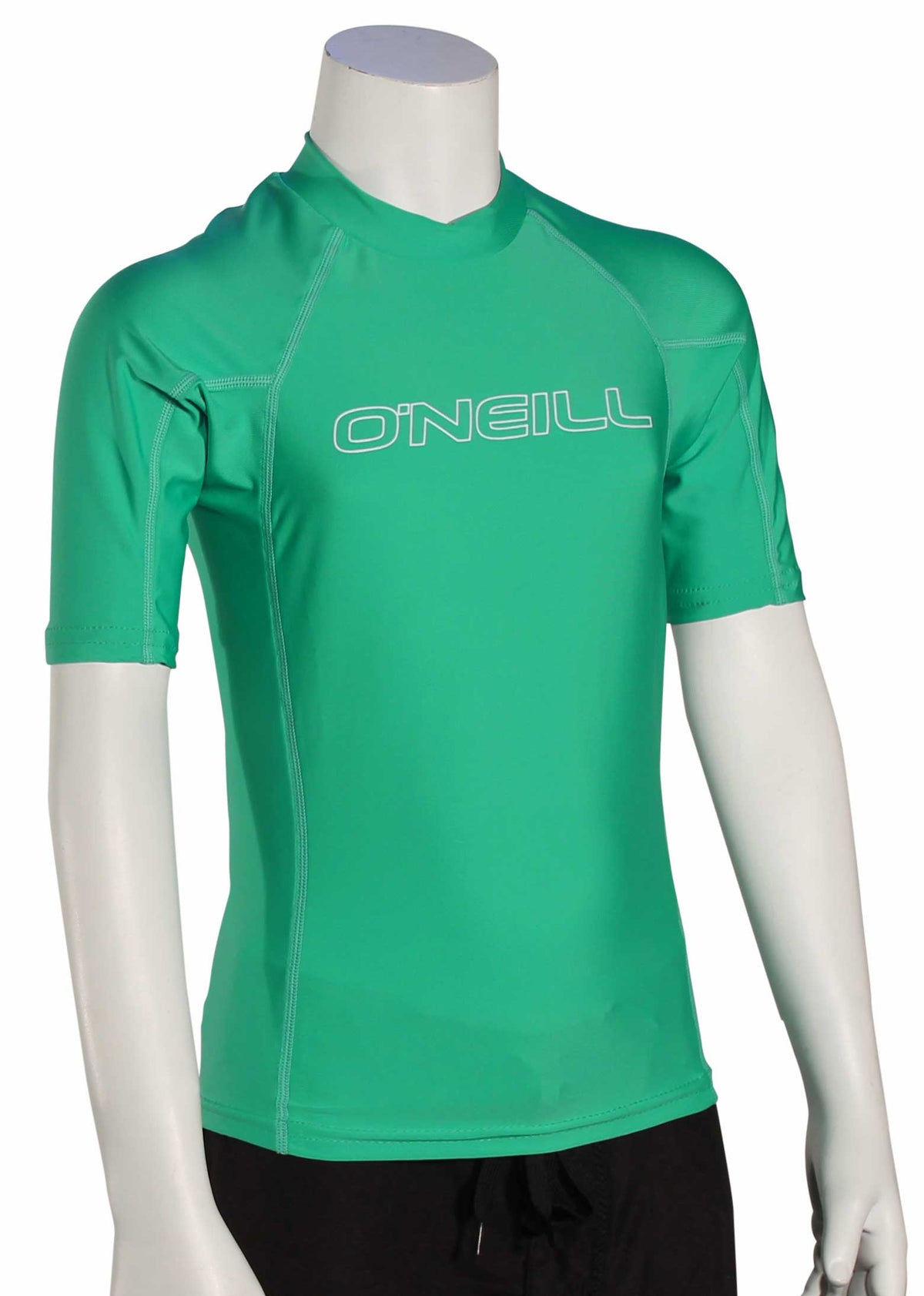 O'Neill Kid's Basic Skins SS Rash Guard - Seaglass