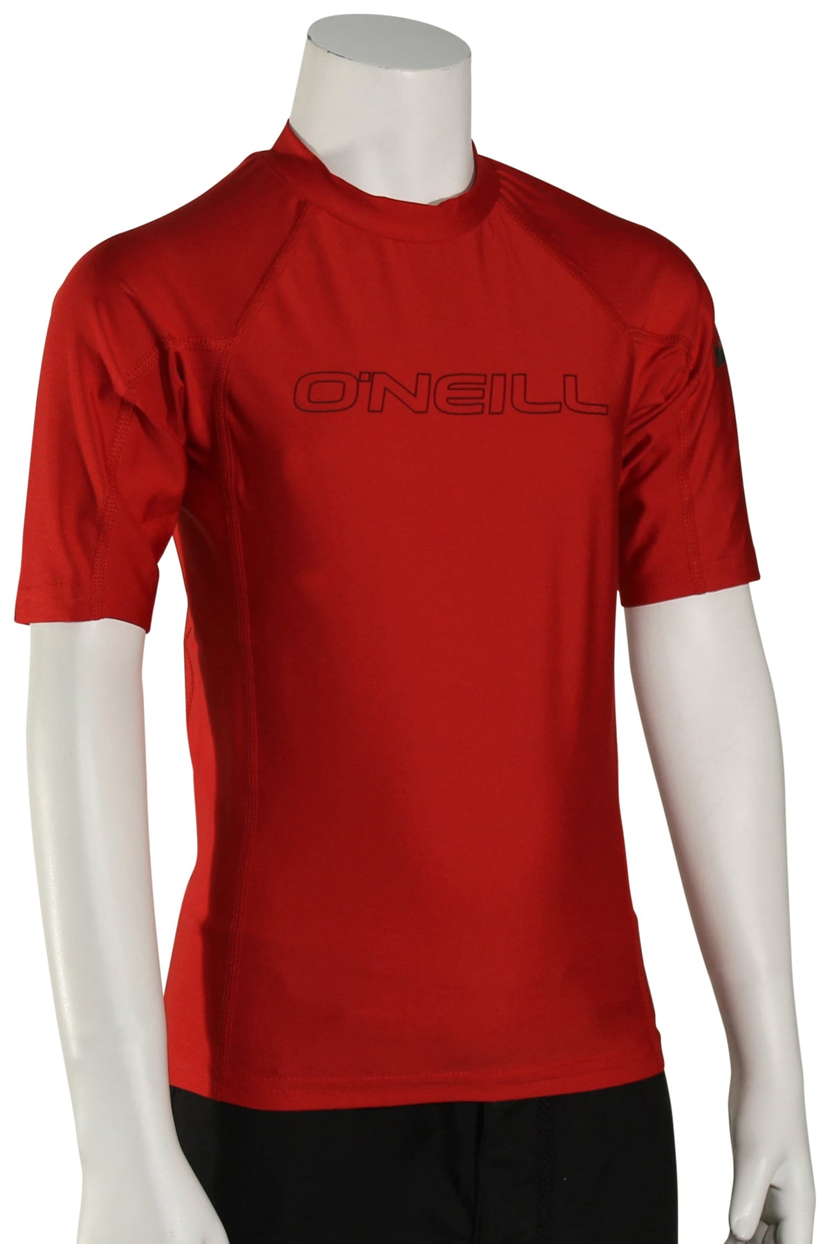 O'Neill Kid's Basic Skins SS Rash Guard - Red