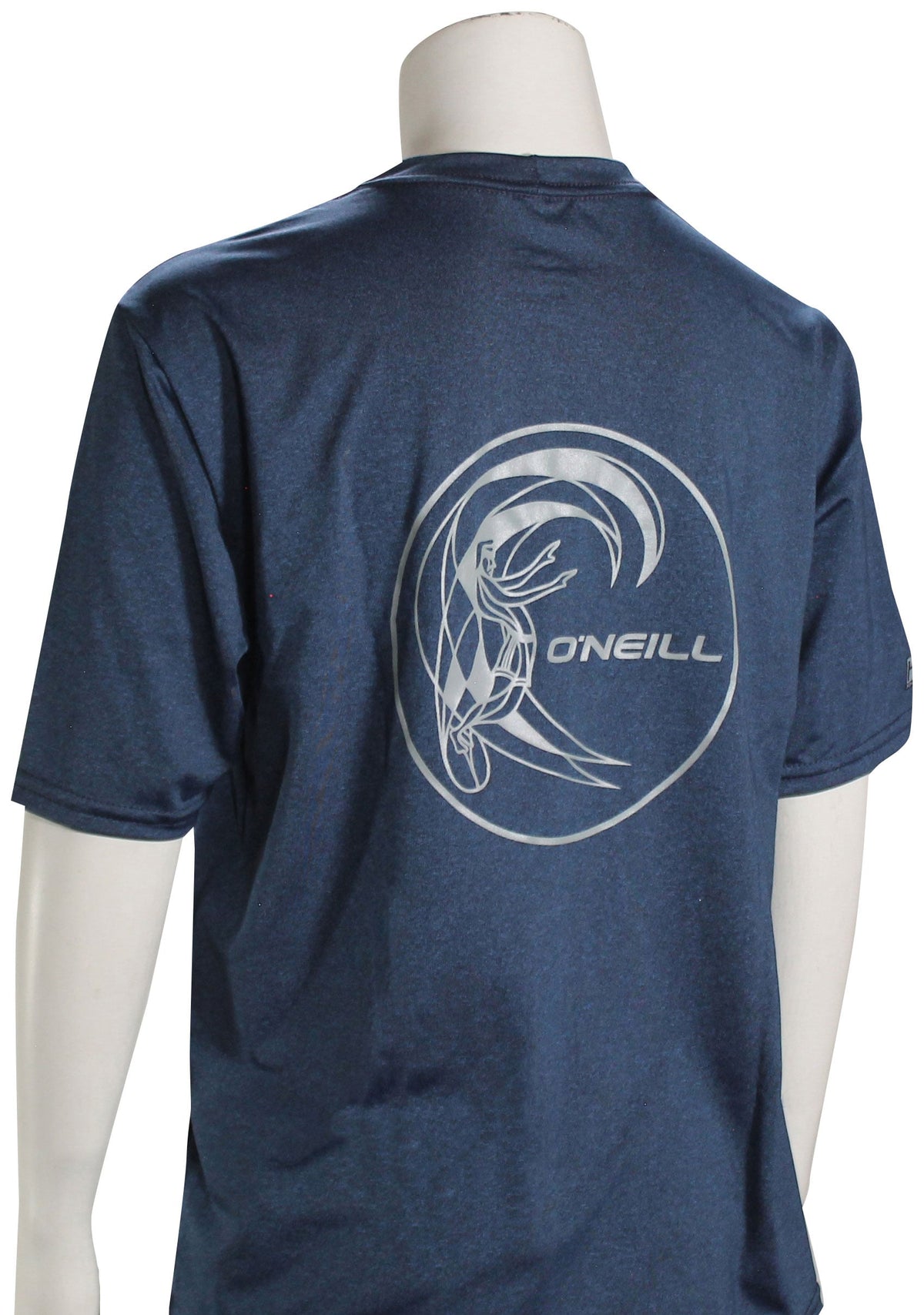 O'Neill Kid's Hybrid SS Surf Shirt - Deep Sea – back view