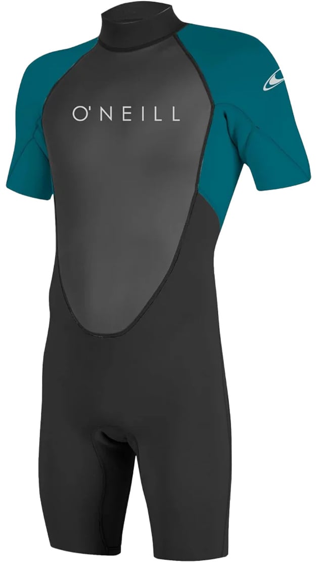 O'Neill Kid's Reactor 2MM Back Zip Springsuit - Black / Tidepool