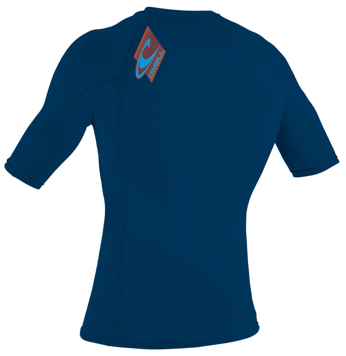 O'Neill Kid's Premium SS Rash Guard - Abyss / Abyss / Abyss – back view