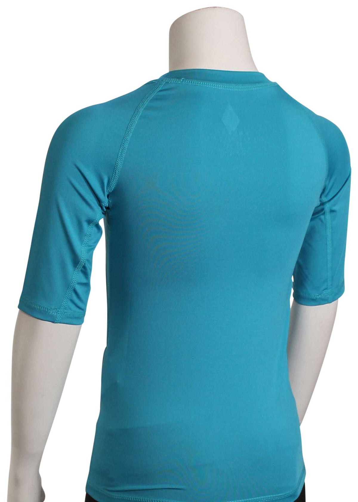 Volcom Boy's Lido Solid SS Rash Guard - Barrier Reef - XL