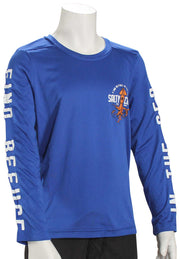 Salty Crew Boy's Colossal LS Surf Shirt - Royal