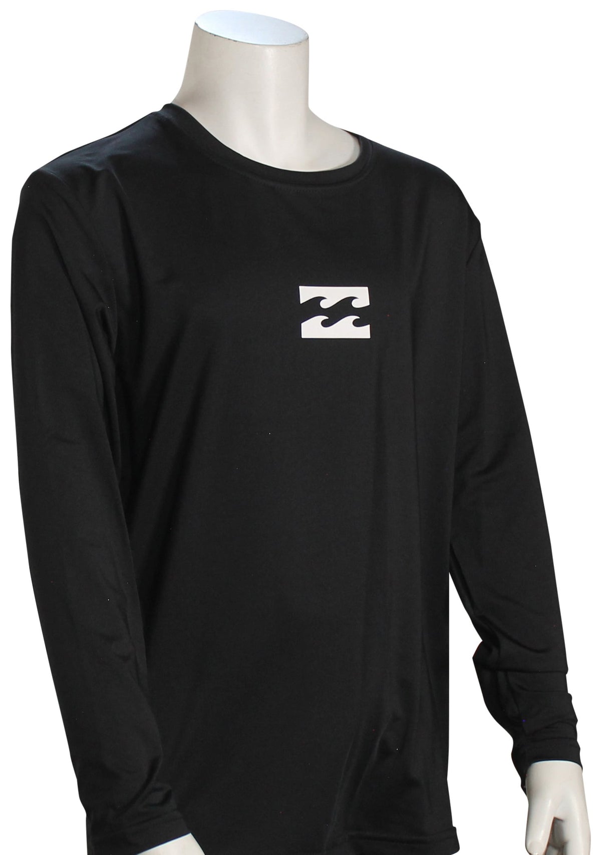 Billabong Boy's All Day Wave LS Surf Shirt - Black