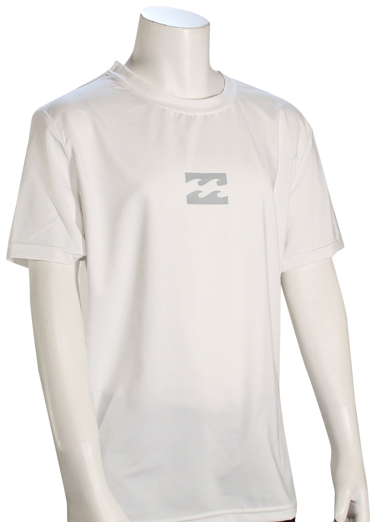 Billabong Boy's All Day Wave SS Surf Shirt - White