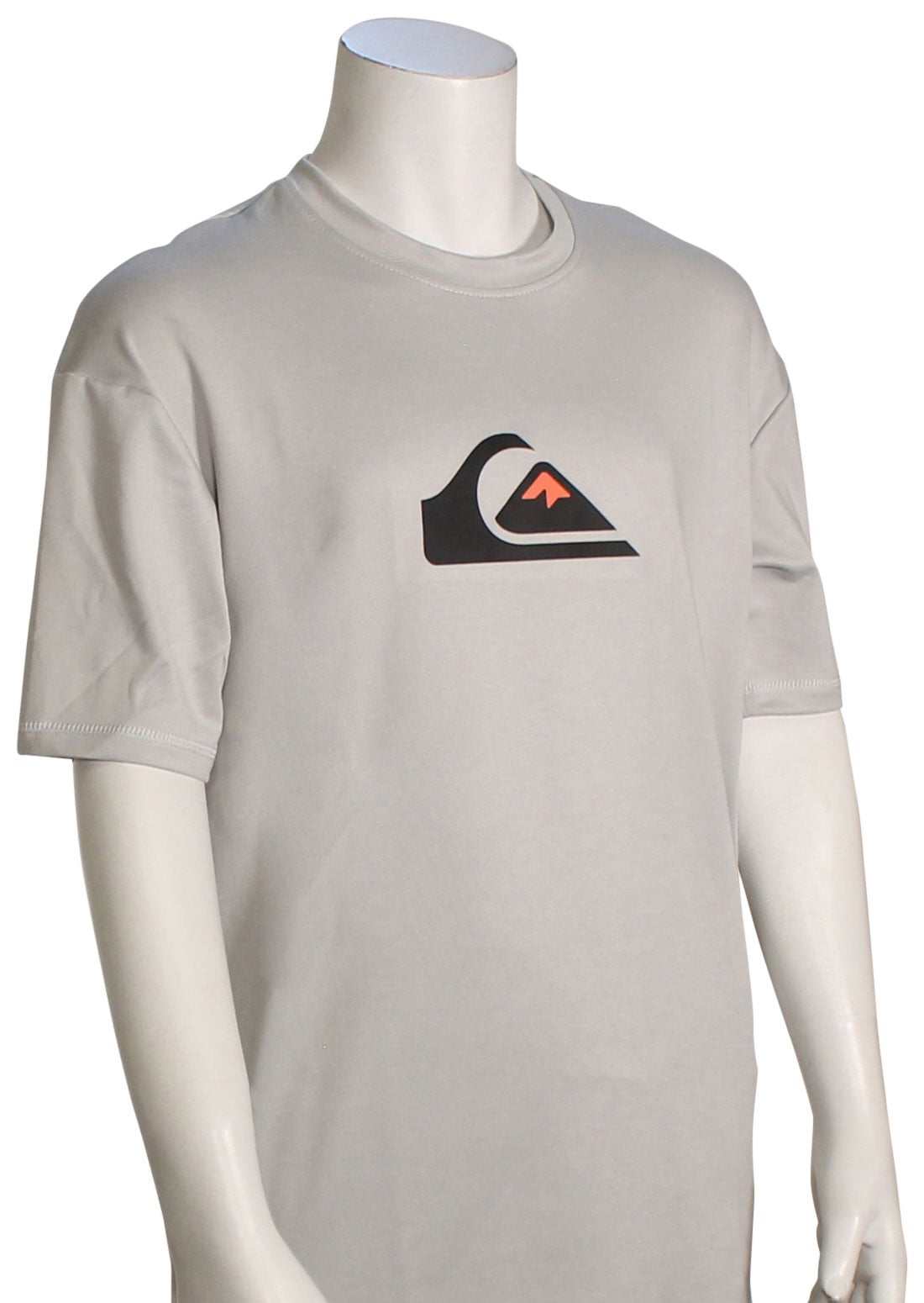 Quiksilver Boy's Solid Streak Surf Shirt - Gray Violet