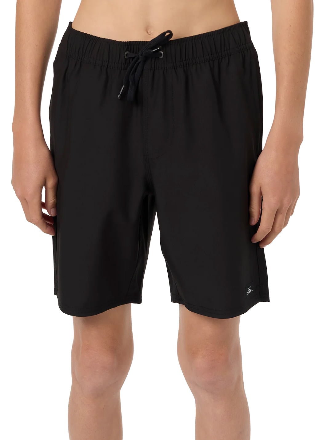 O'Neill Lennox Hermosa Solid 16" Boys Volley Shorts - Black