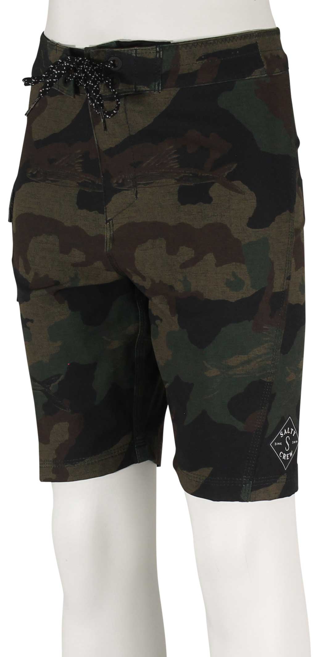 Salty Crew Boy's Lowtide Boardshorts - Camo - 28
