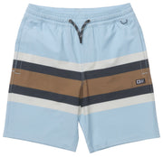 Salty Crew Boy's Stripe Volley Shorts - Clear Sky