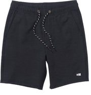 Salty Crew Drifter Boy's Elastic Hybrid Shorts - Black