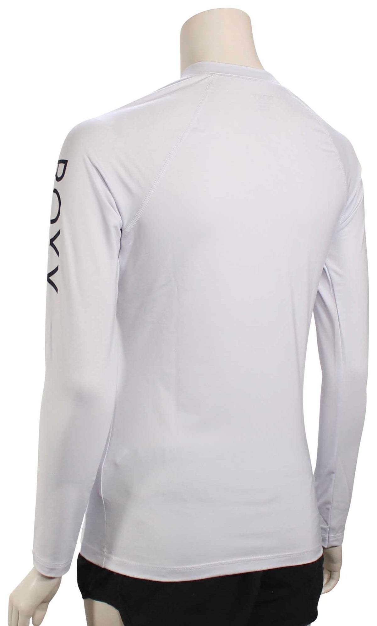 Roxy Whole Hearted LS Rash Guard - Bright White – back view