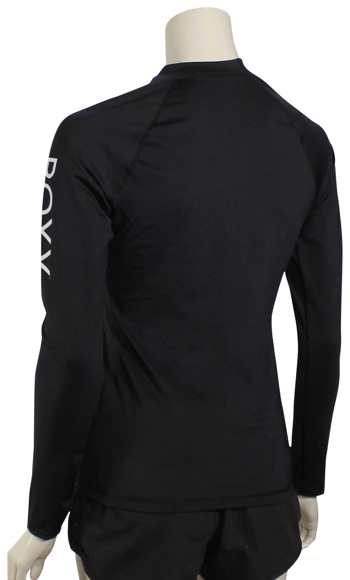 Roxy Whole Hearted LS Rash Guard - Anthracite – back view