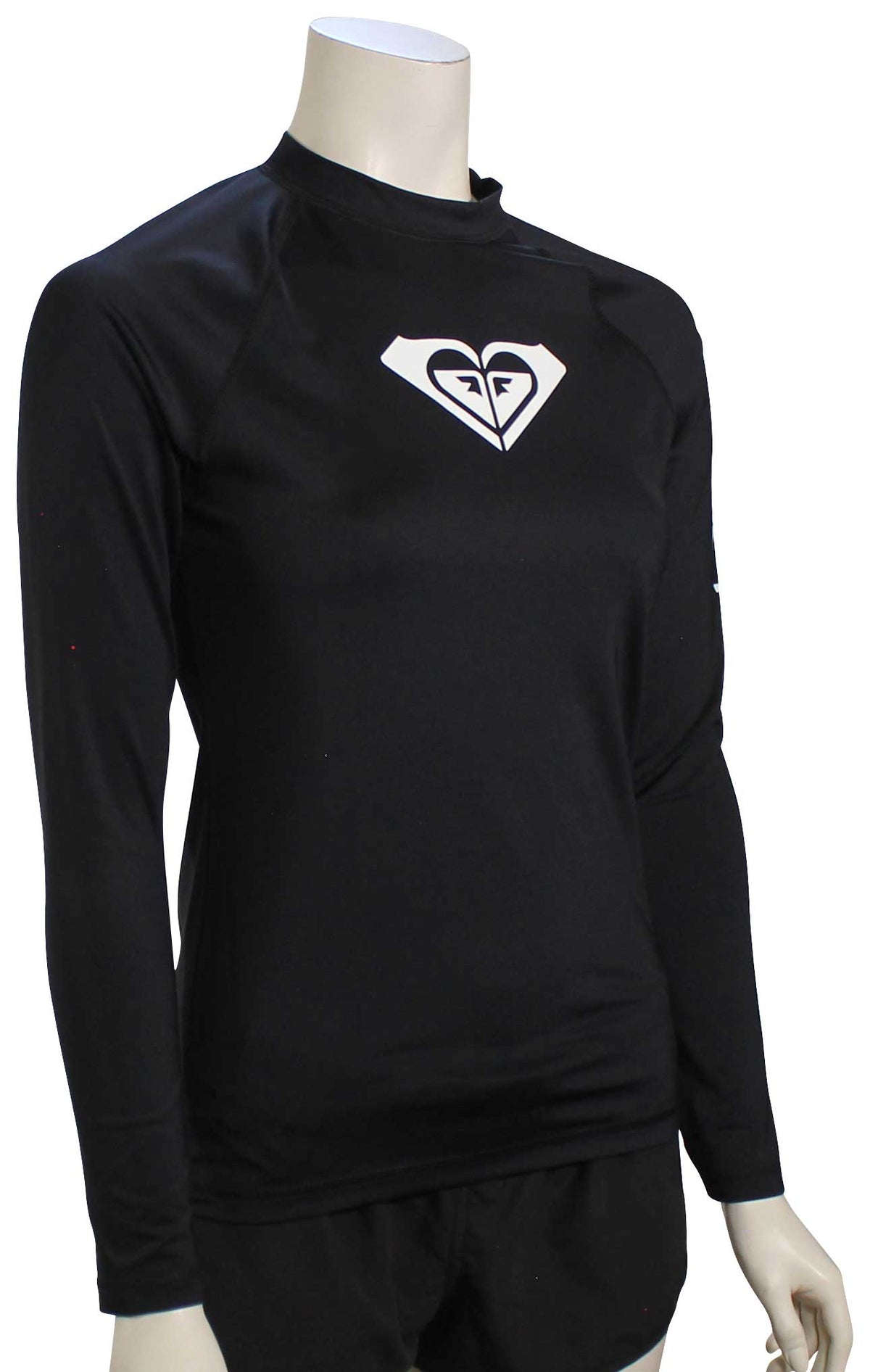 Roxy Whole Hearted LS Rash Guard - Anthracite