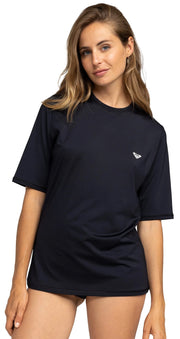 Roxy New Enjoy Waves Women's Short Sleeve Surf Shirt - Anthracite