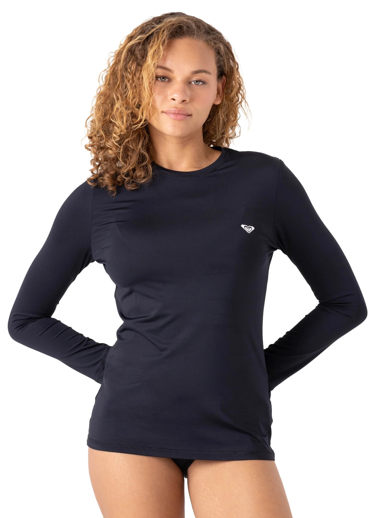 Roxy New Enjoy Waves Women's Long Sleeve Surf Shirt - Anthracite