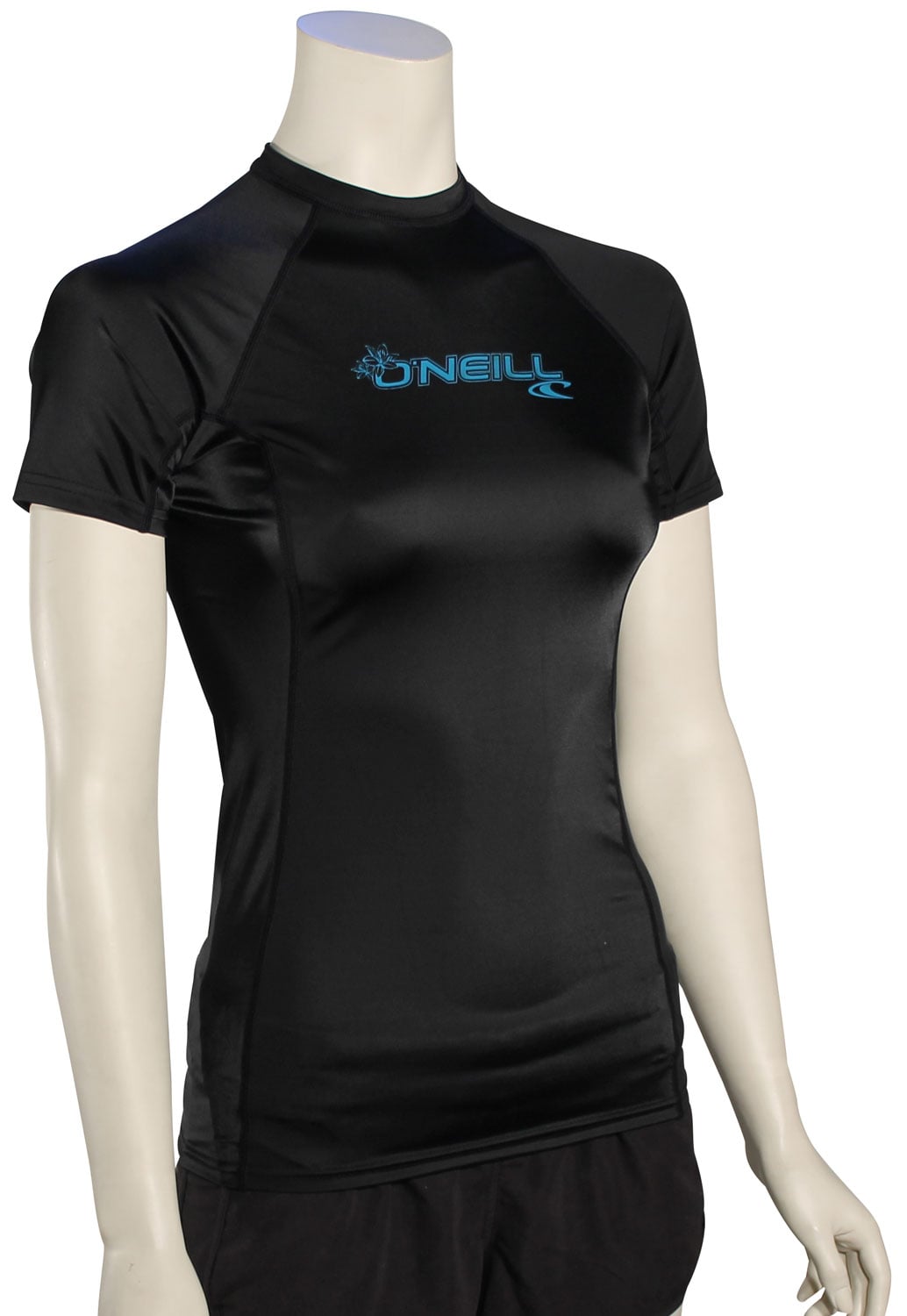 O'Neill Women's Basic Skins SS Rash Guard - Black