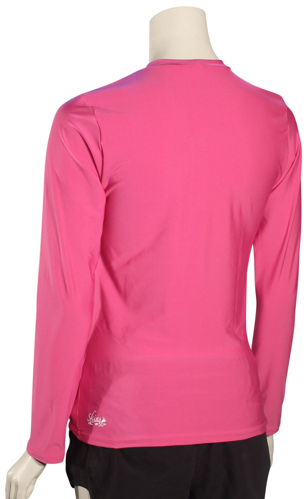 O'Neill Women's Basic Skins LS Surf Shirt - Fox Pink - XL
